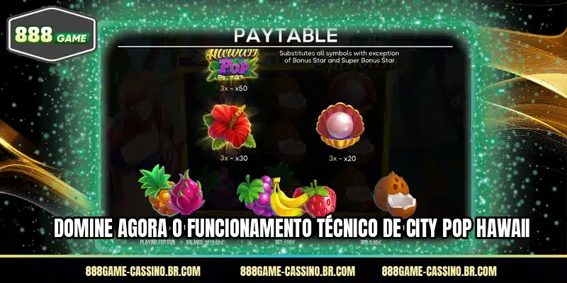 Domine agora o funcionamento técnico de City Pop Hawaii