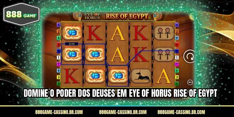 Domine o poder dos deuses em Eye of Horus Rise of Egypt