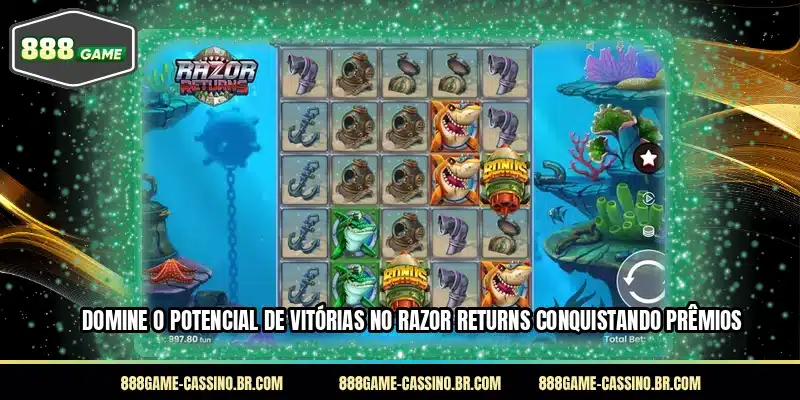 Domine o potencial de vitórias no Razor Returns conquistando prêmios