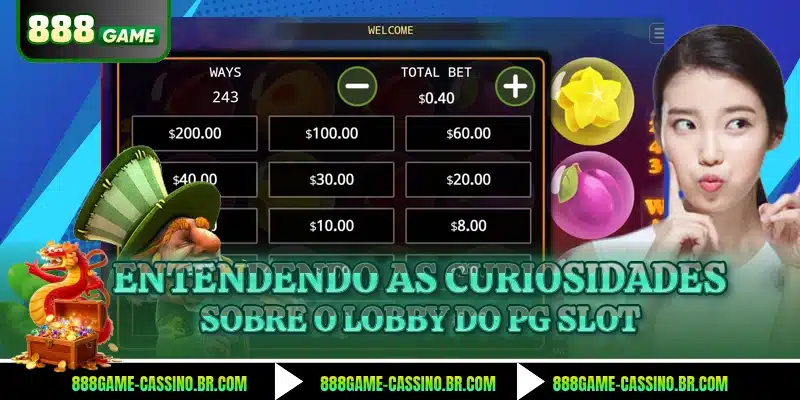 Entendendo as curiosidades sobre o lobby do PG Slot