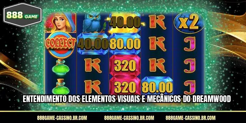 Entendimento dos elementos visuais e mecânicos do Dreamwood