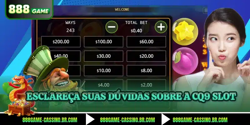 Esclareça suas dúvidas sobre a CQ9 Slot