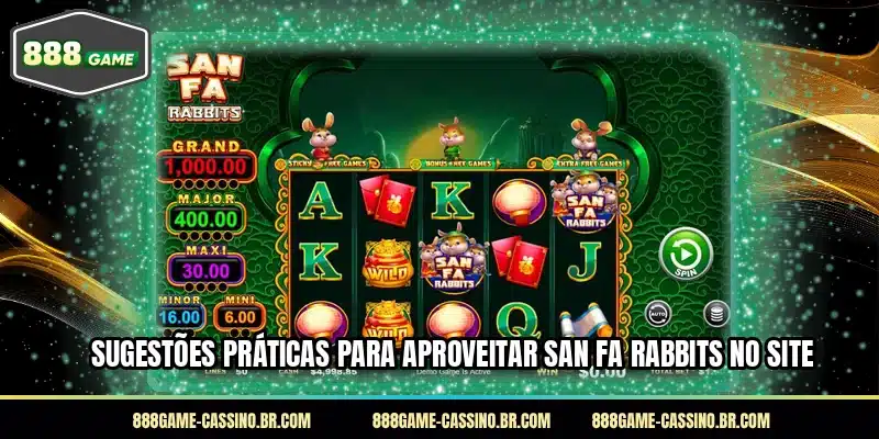 Sugestões práticas para aproveitar San Fa Rabbits no site
